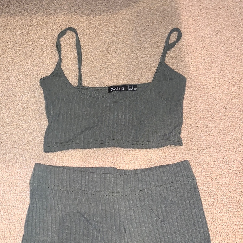 Boohoo two piece set